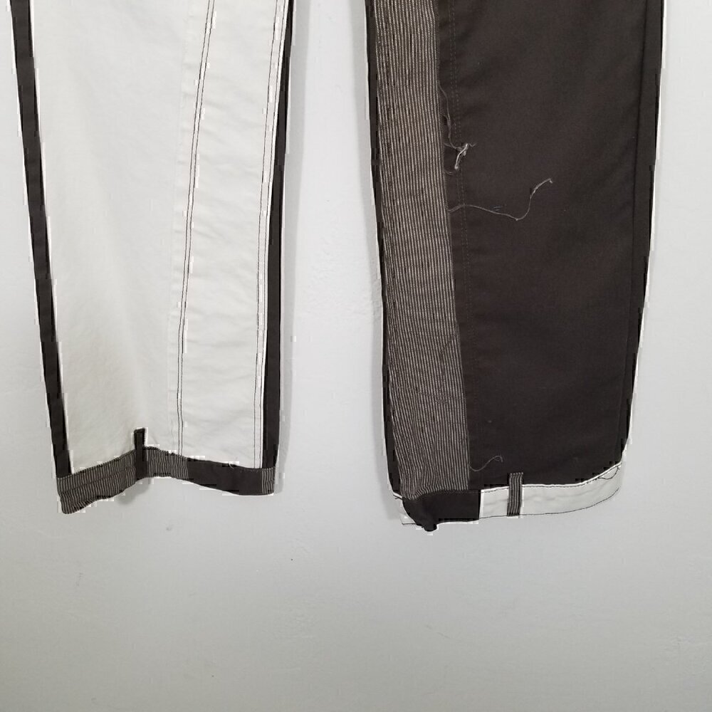 REVOLVE Jacket and Jeans Set Matchmaker Coffee Shop Patchwork Size 23 - Picture 8 of 13